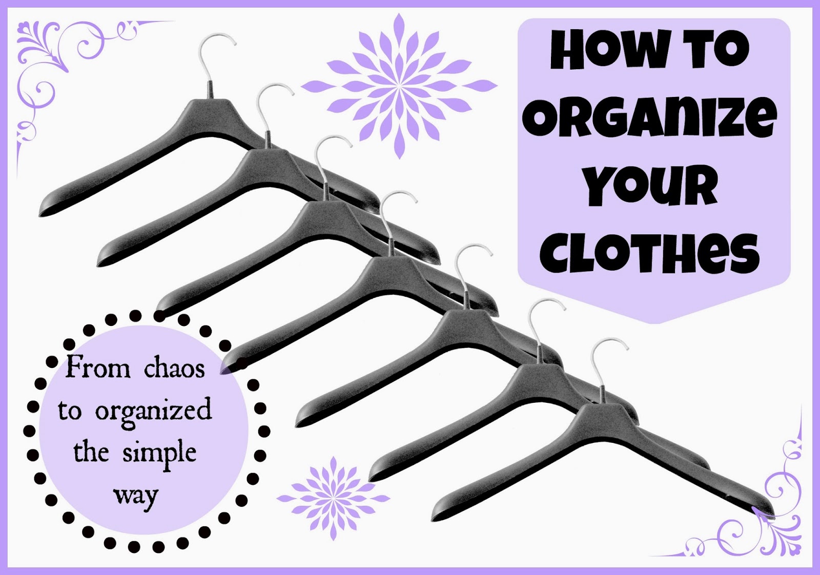 Methodical Living How to Organize Clothes