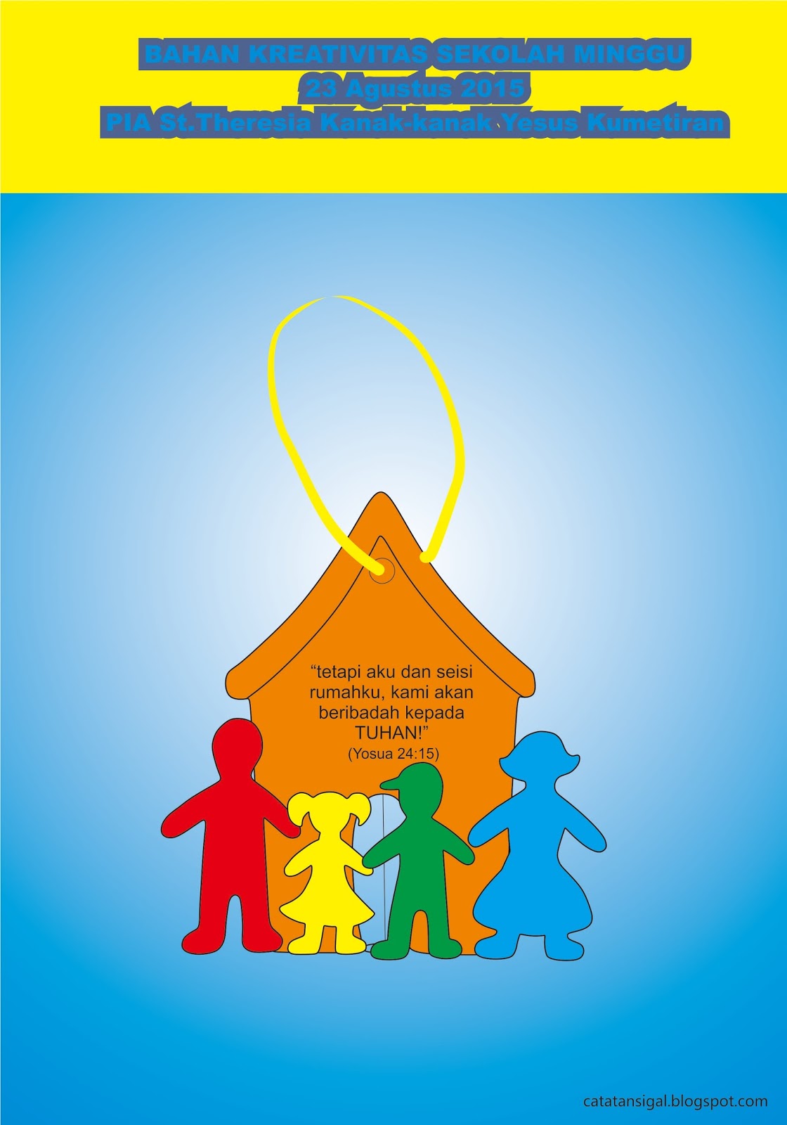 Catatan SiGal Bahan Kreativitas Sekolah Minggu 23 Agustus