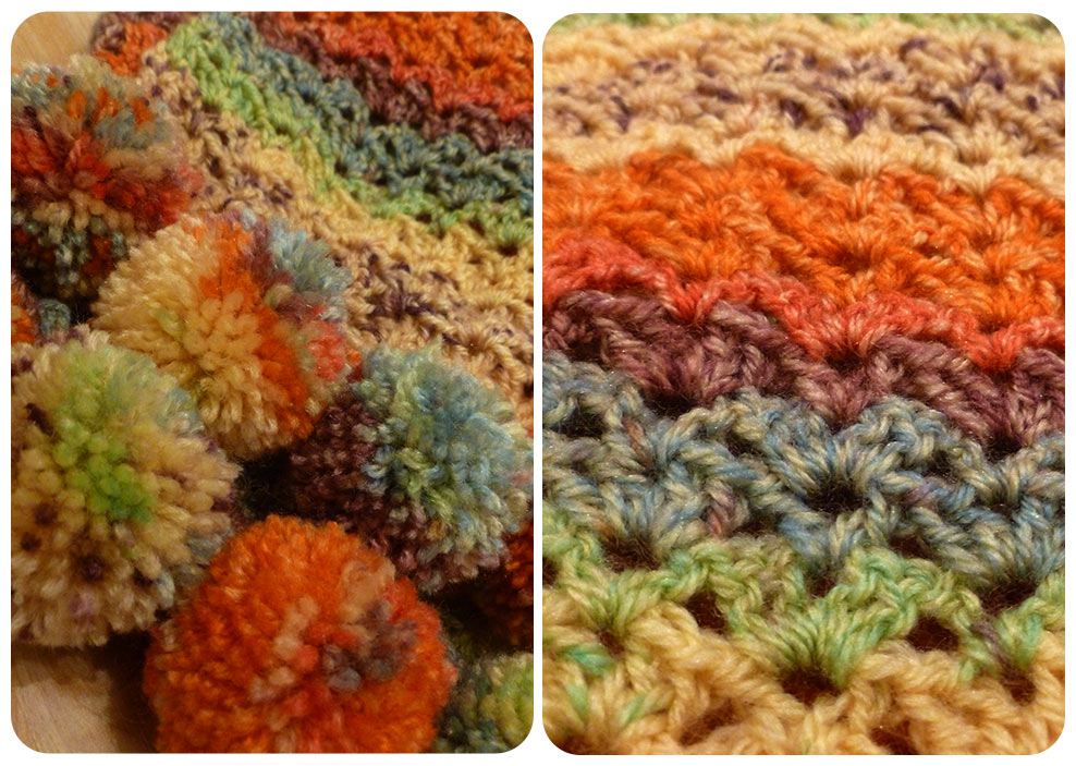 Suzie Makes Colourful Crochet Scarf 20 colorful floor designs