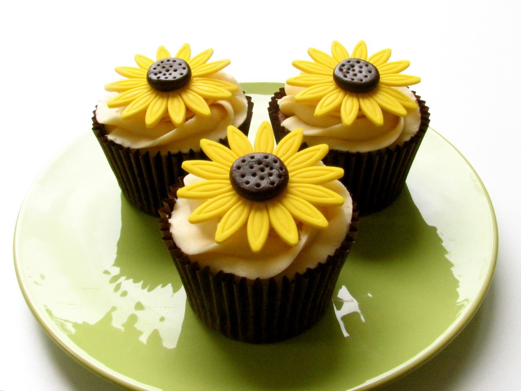 Fondant Sunflower Royal Cakes Decor
