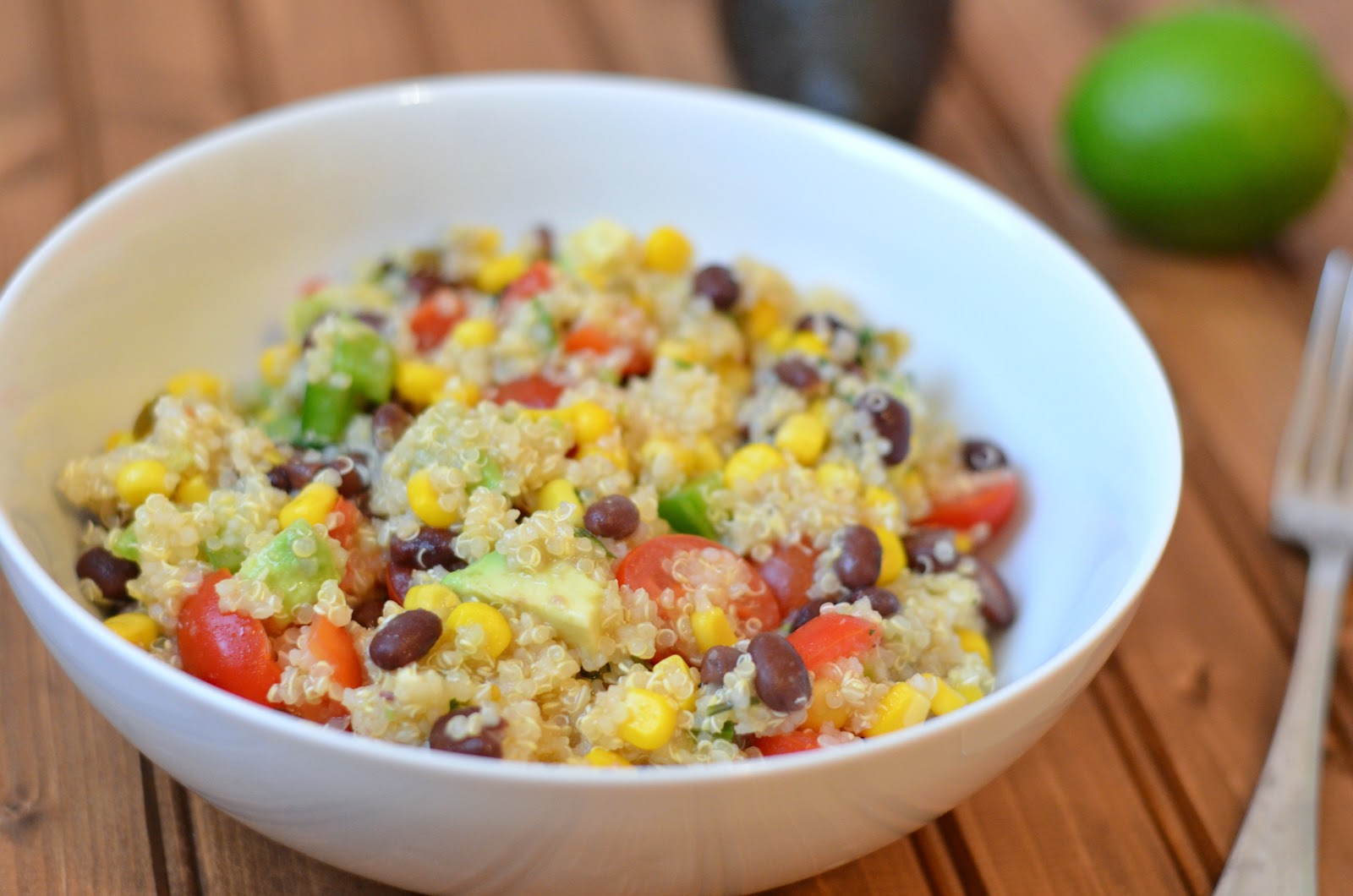 The Savvy Kitchen Quinoa and Black Bean Salad (GlutenFree)