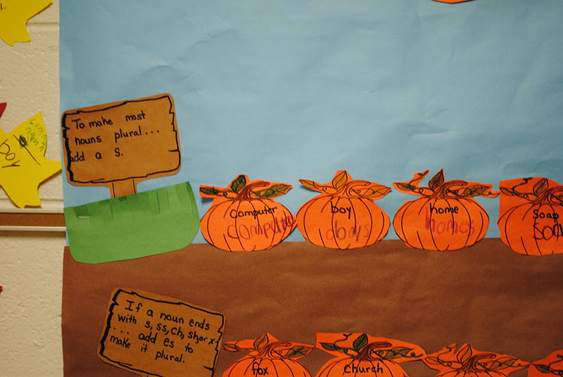 Keeping Up With Class Plural Noun Pumpkin Patch