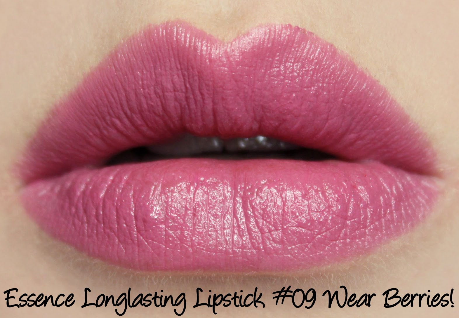 Essence Longlasting Lipstick 09 Wear Berries! Swatches & Review Lani