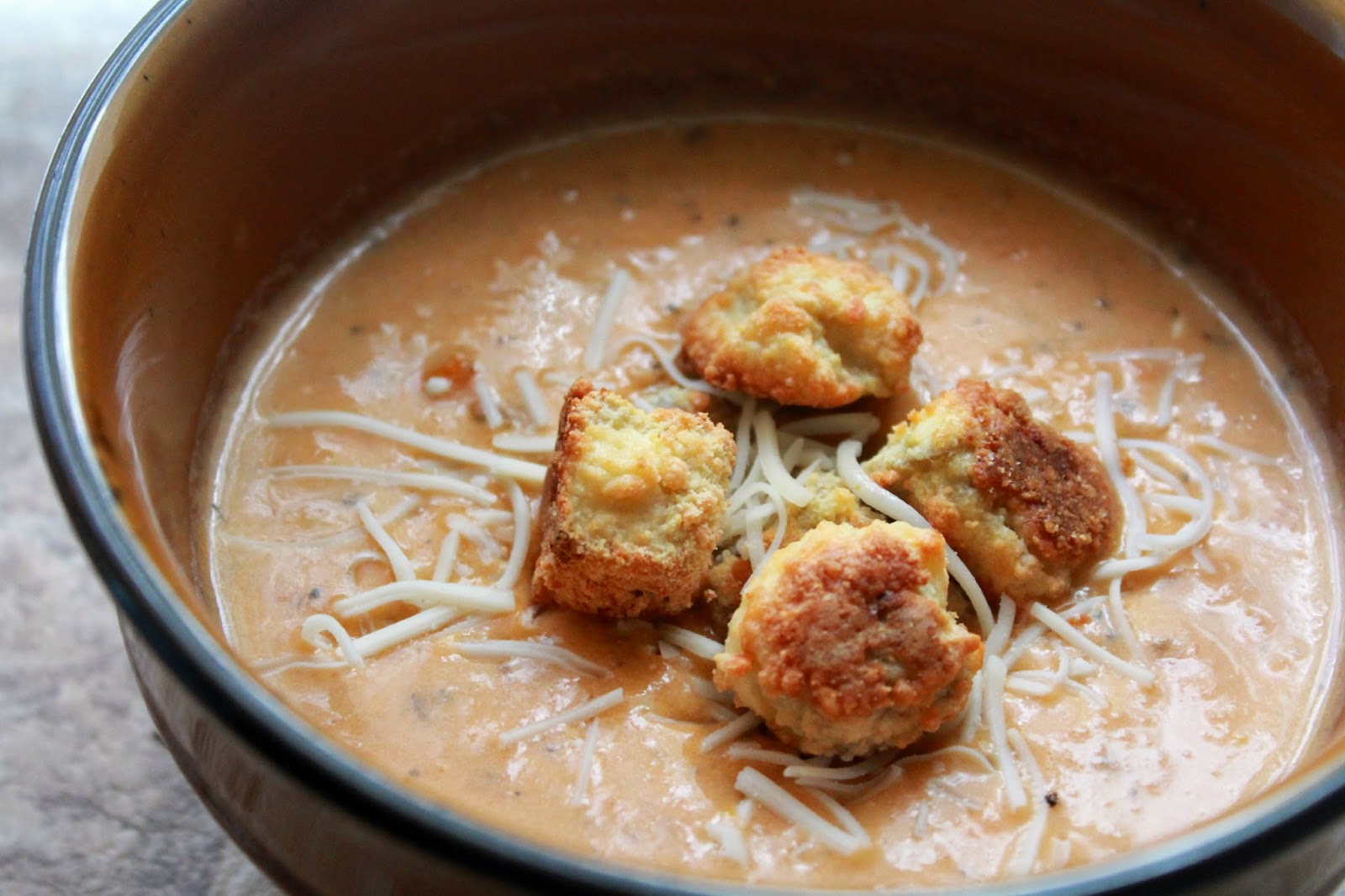 Accidentally Wonderful Eggplant Parmesan Soup