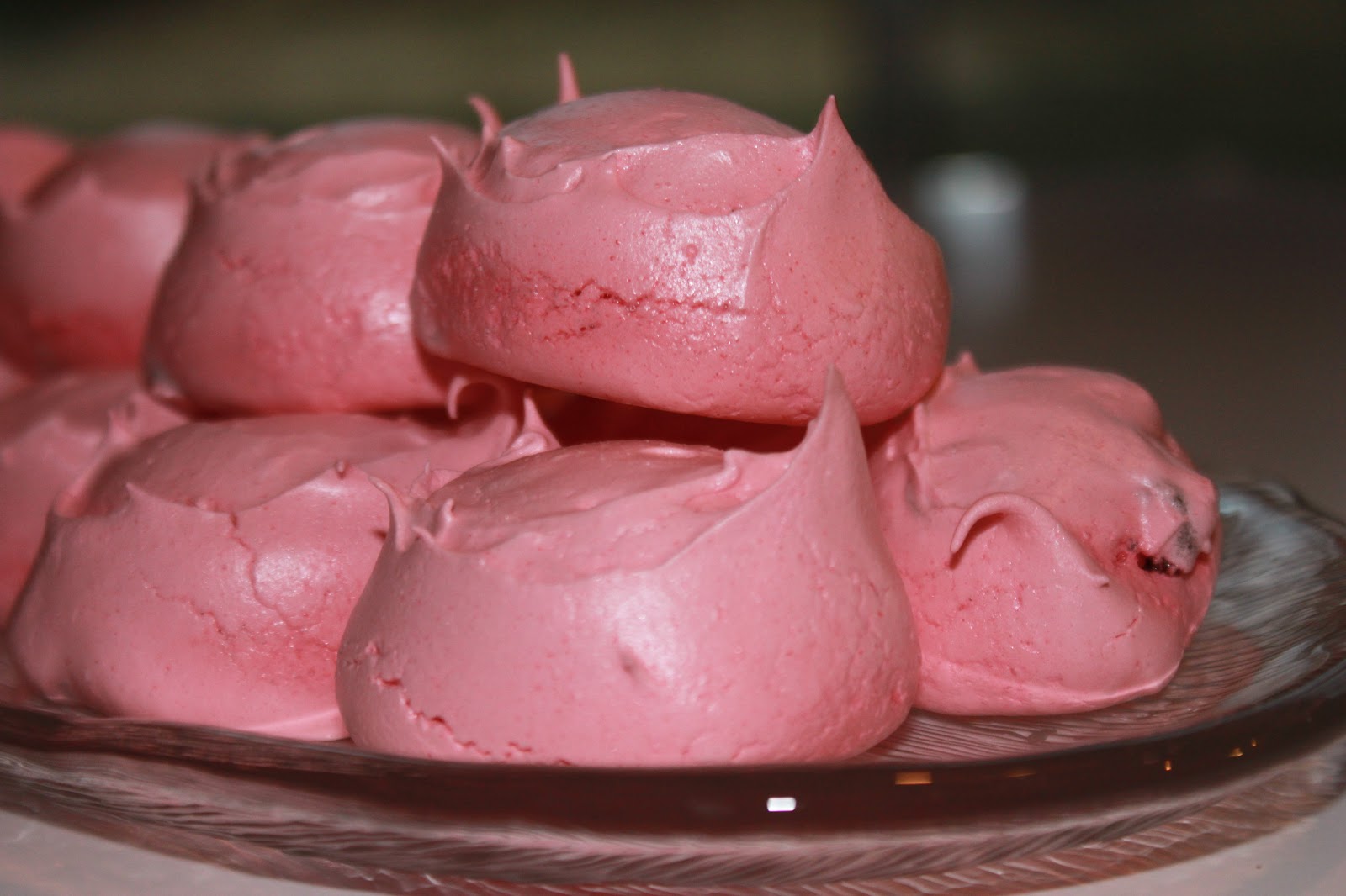 Sewing our Sanity Raspberry Kisses, Gluten Free Meringues!