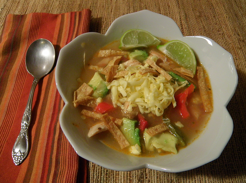 Seasonal Eating Southwest Chili Lime Chicken Soup