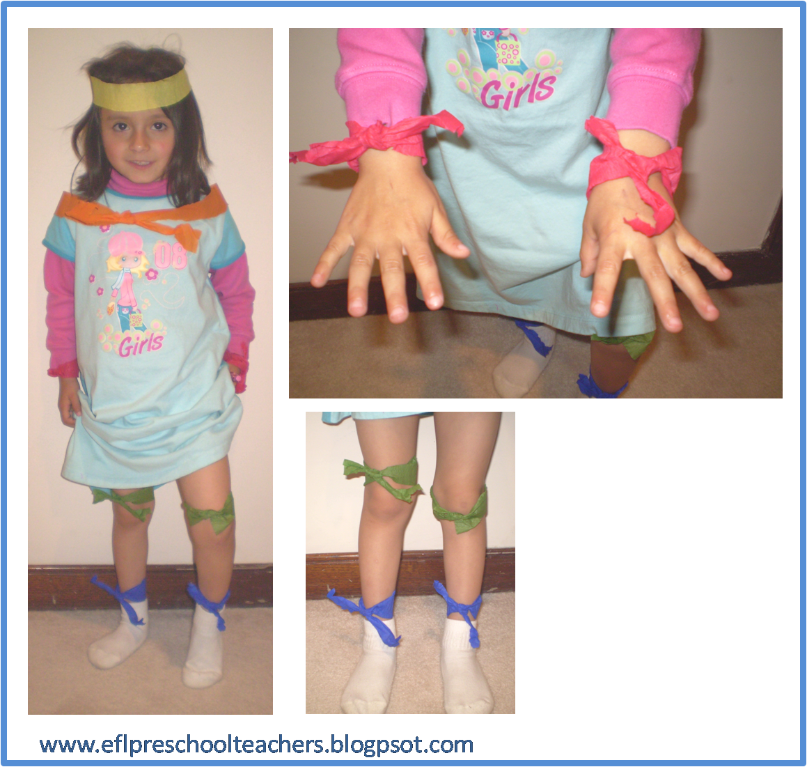 ESL/EFL Preschool Teachers: BODY THEME