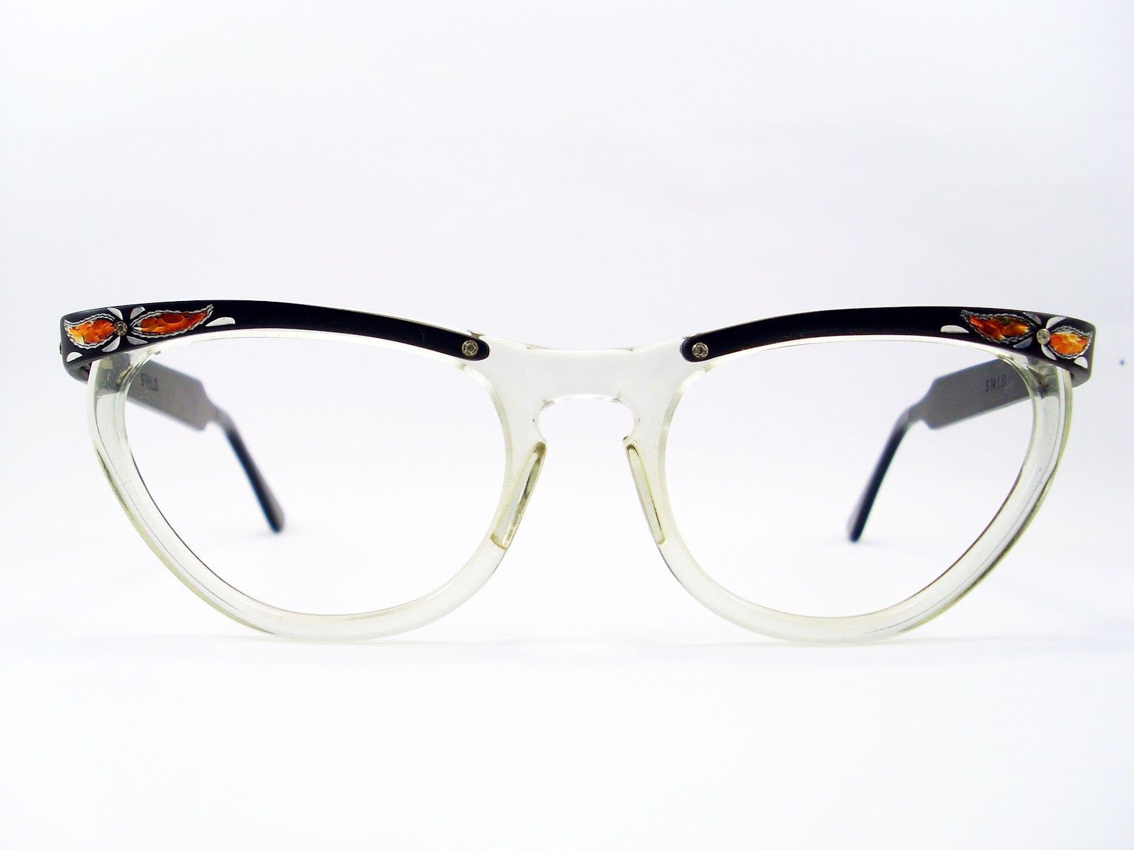 Vintage cat eye glasses frame 50S eyeglasses eyewear sunglasses.
