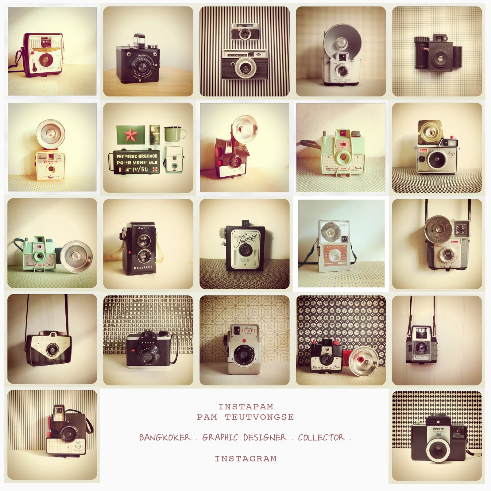 In mY BucKeT. Vintage Camera Collection by Instapam
