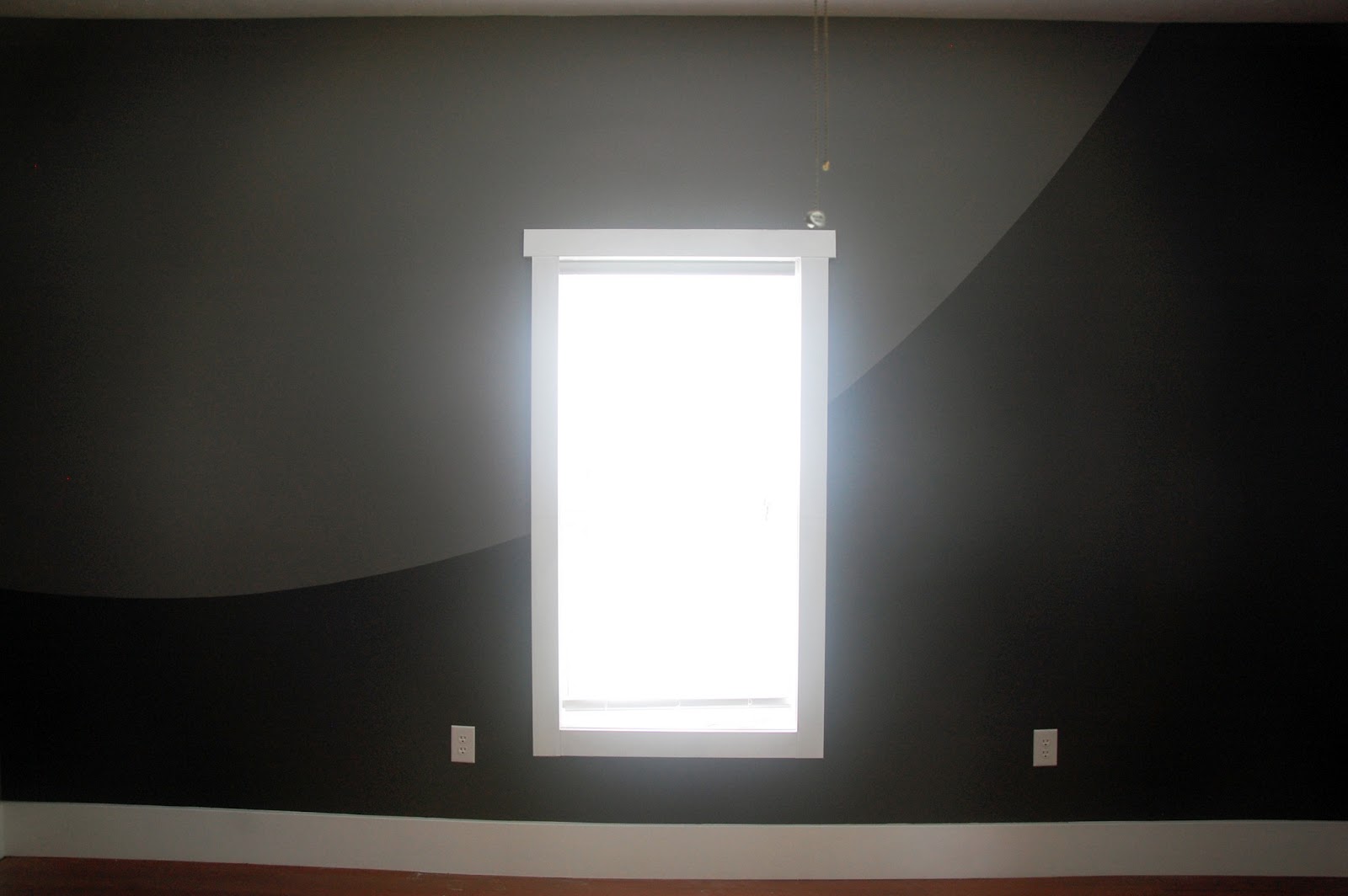 The Hippie Homestead How to Paint a Curve on the Wall