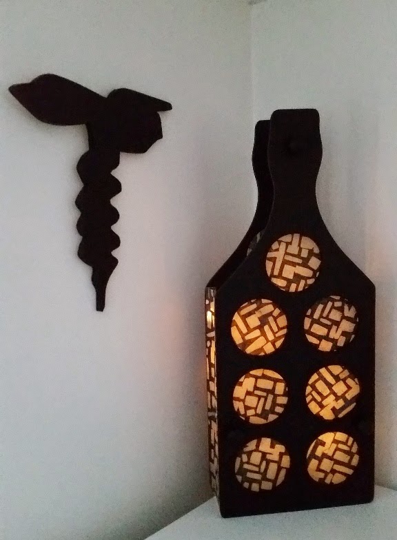 Silo Hill Farm WINE RACK LAMP