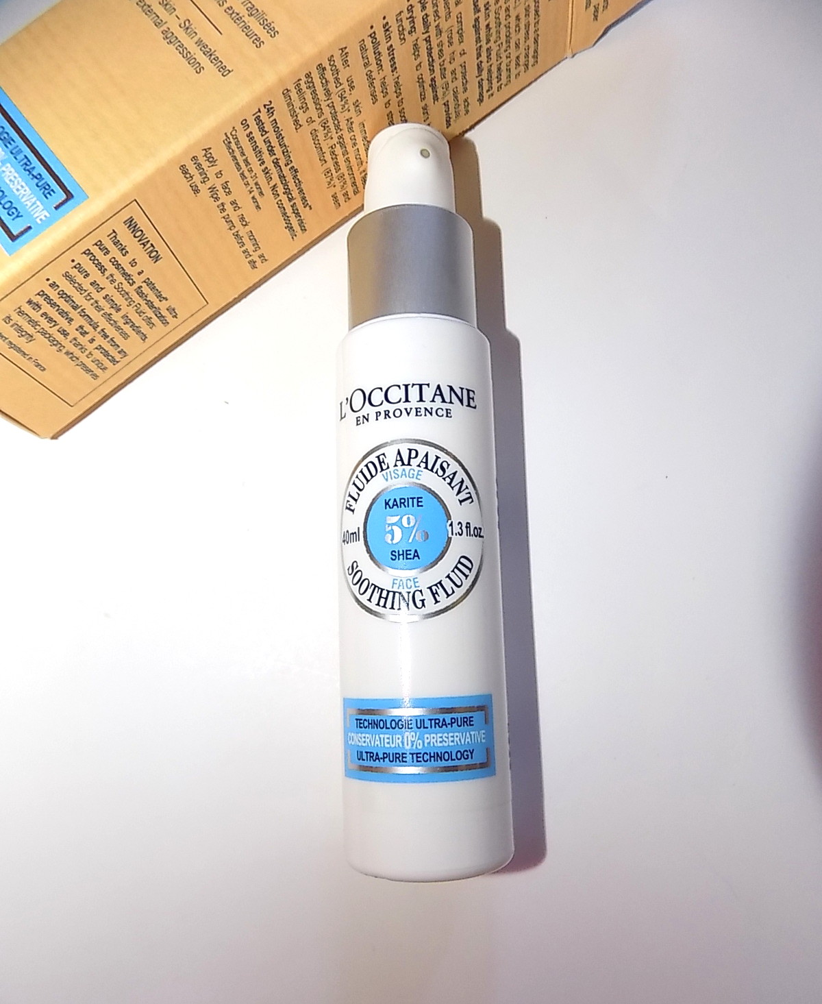 The Beauty Alchemist L'Occitane Shea Face Soothing Fluid
