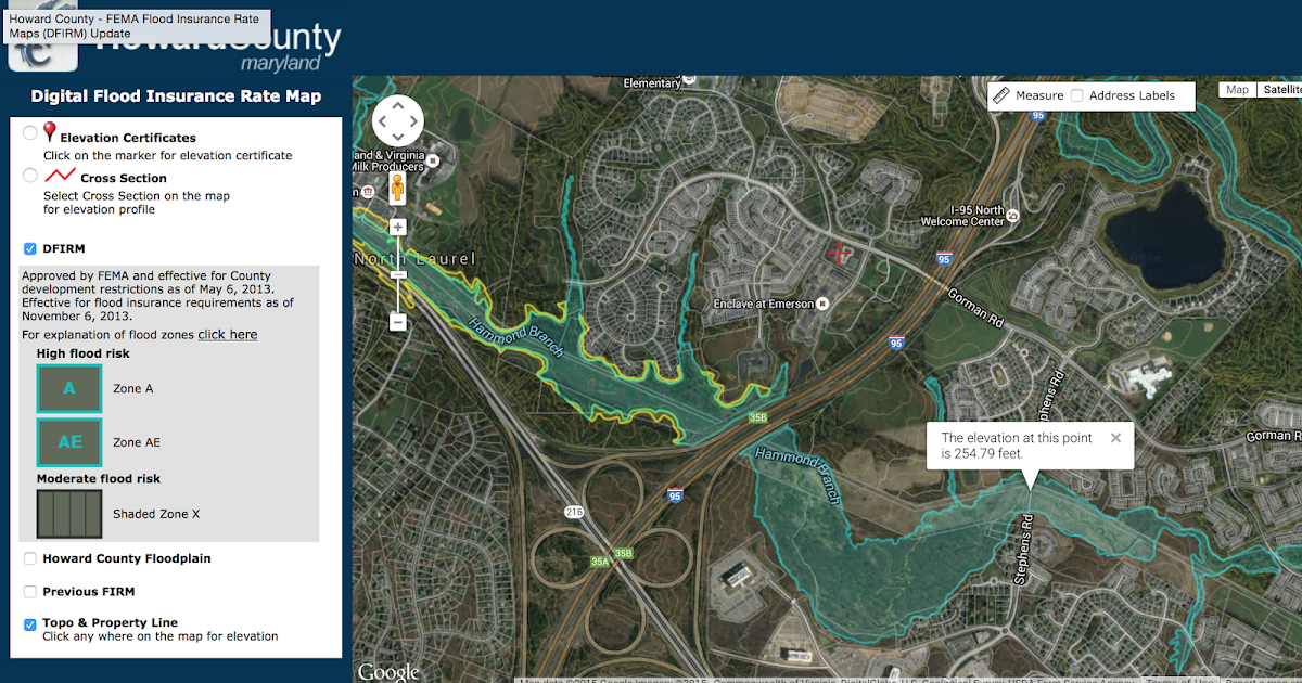 Autumn Walk Emerson Howard County Flood Information