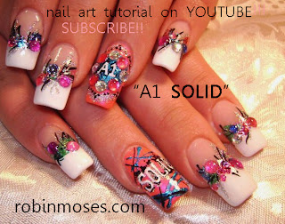 "A-1 SOLID Dev nail art" "bass down low nail" "diva nail art" "tropical orchid jungle nail art" "tropical nail art"