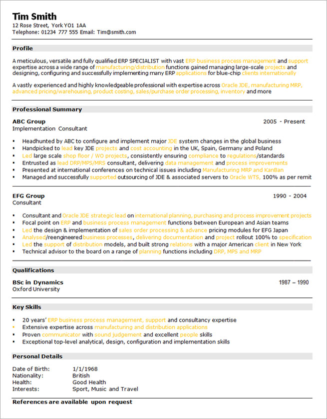 cv examples academic uk plks tk good judgement example