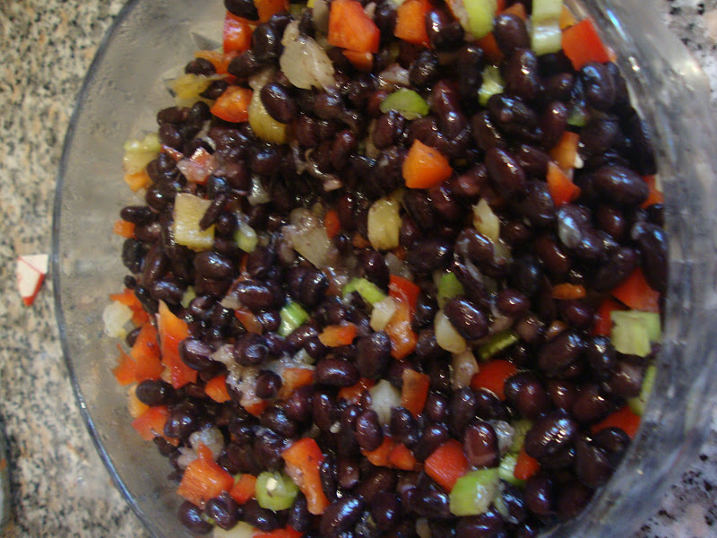 Look What I Made! Black bean pineapple salad