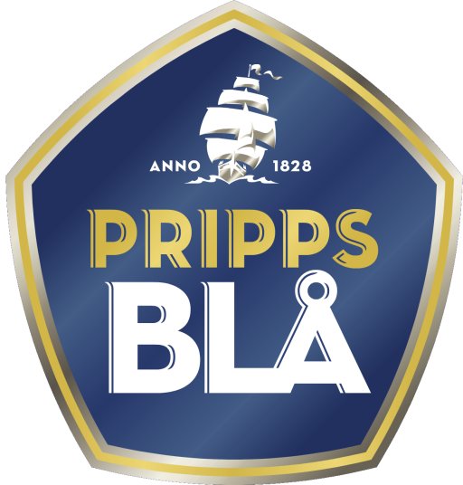 Logotyp för Pripps blå