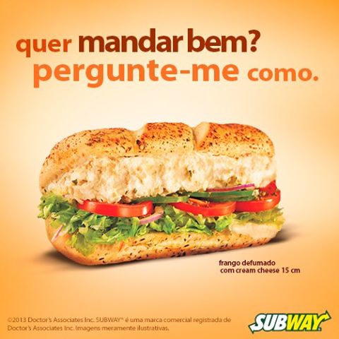 Subway Frango Defumado Com Cream Cheese Calorias Subway Na Unisinos 2013