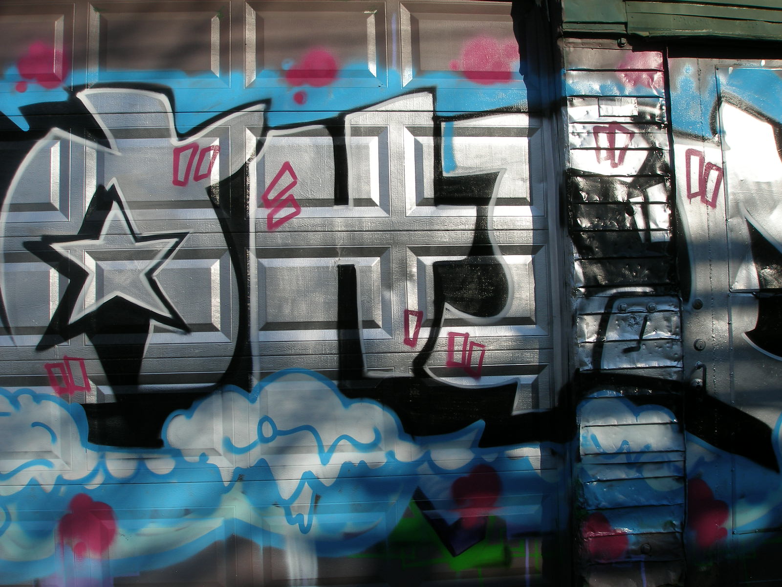 Columbia Spy Vandals Spray Paint Graffiti On Garage Door