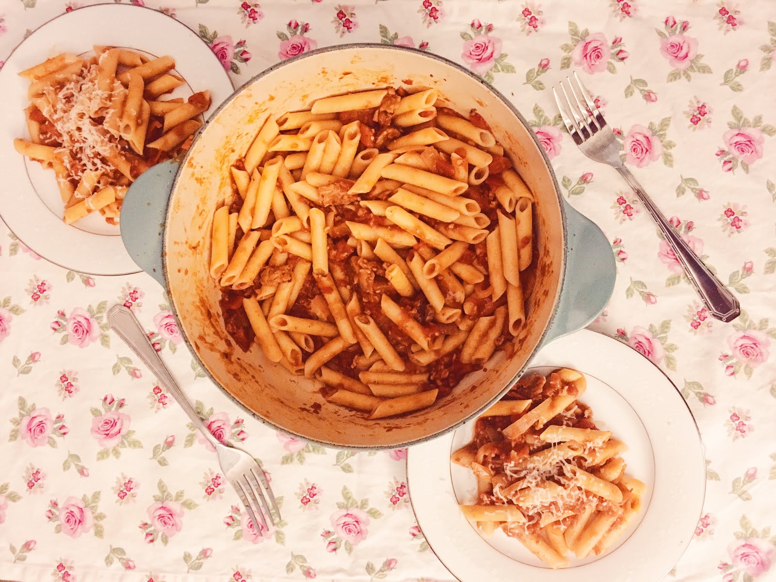 project CLEAN FOOD Basta Pasta A GLUTENFREE, VEGAN AMATRICIANA TO