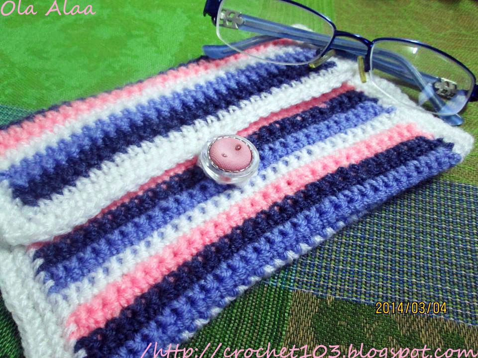 Crochet: crochet glasses case