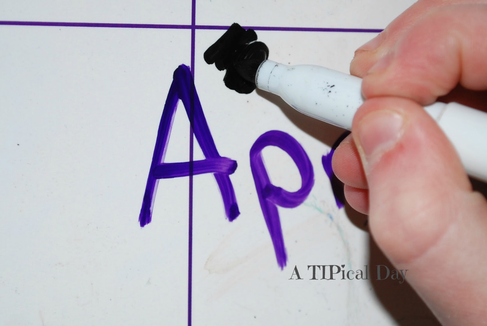 Removing Permanent Marker from A White Board A TIPical Day