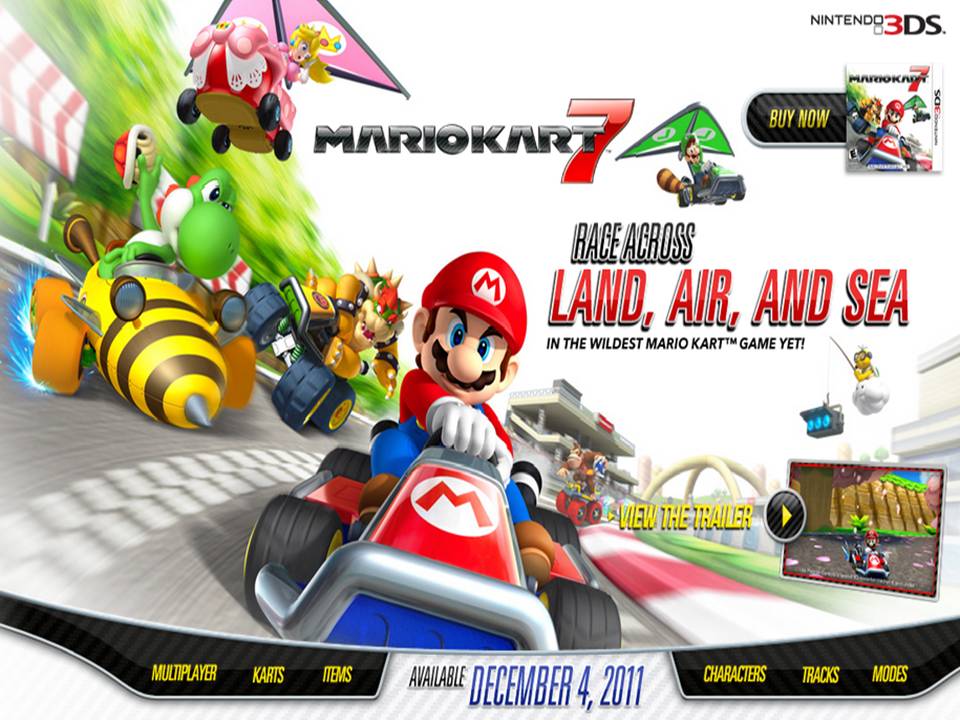 VIZIO BLOG MARIO KART 7 WALLPAPERS