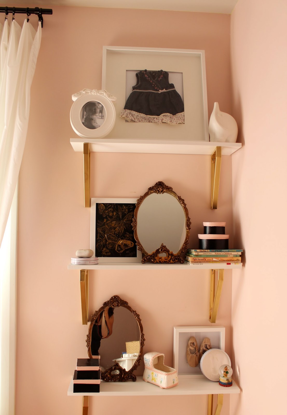 Online Interior Design Ikea Hack Gold Shelves
