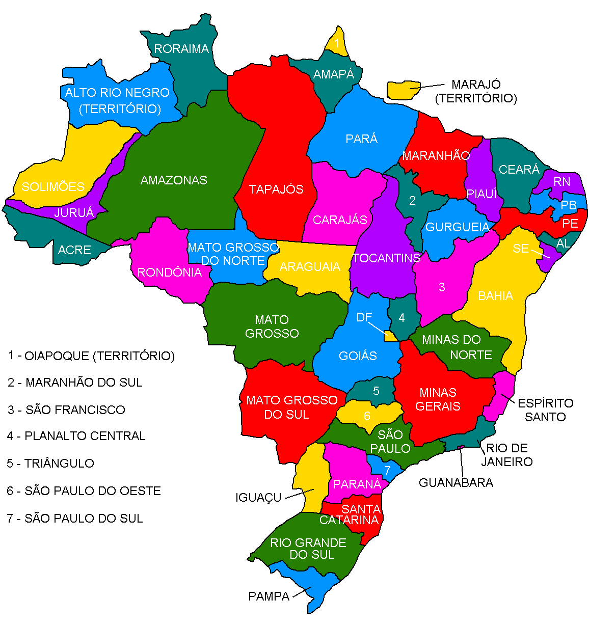 Brasil pode ter mais de 40 Estados ~ A Verdade Liberta