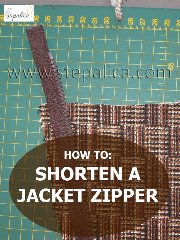 Štepalica How to shorten a jacket zipper