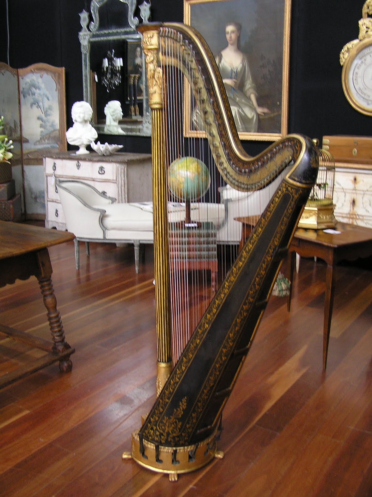 The Drill Hall Emporium stylish French antiques at Melbourne antiques fair