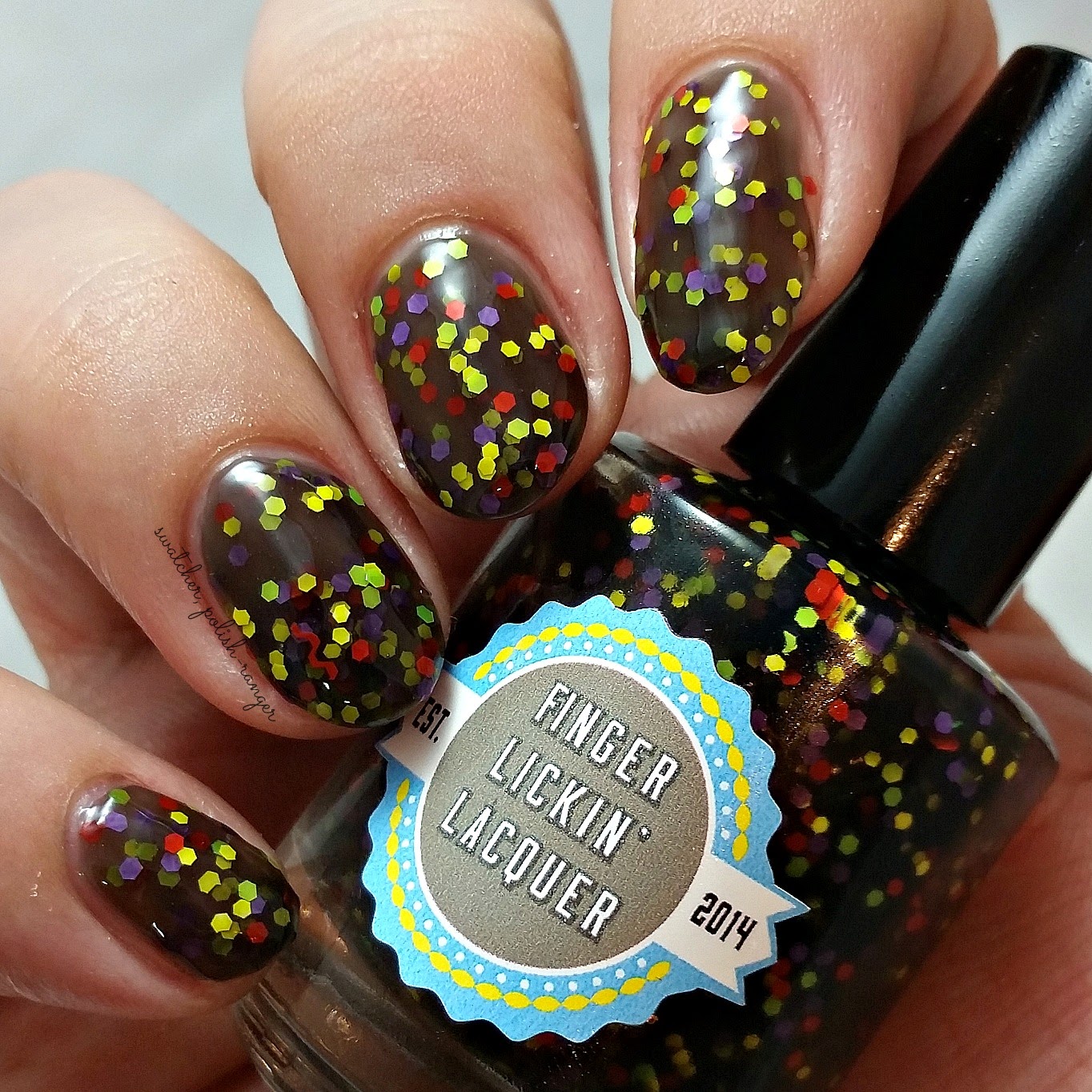 swatcher, polish-ranger | Finger Lickin Lacquer Spoopy swatch