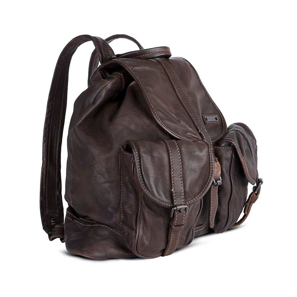 Leather backpacks are the