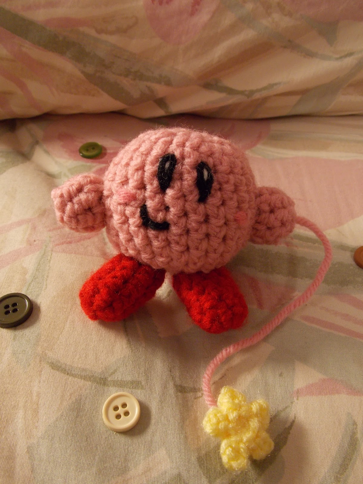 Great Grey Crochet Kirby