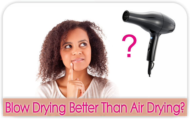 The Lyfe Of A Blow Drying Vs Air Drying Natural Hair