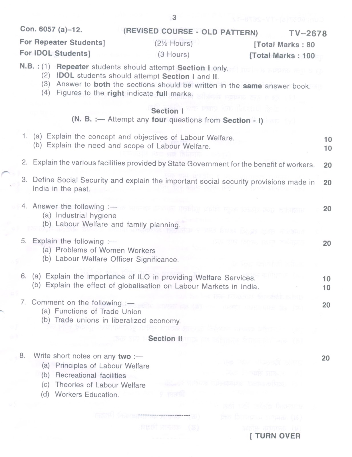 Revised Pattern Of English Qp For Ix X | question papers collection labour welfare oct 2012 Revised Pattern Of English Qp For Ix X | question papers collection labour welfare oct 2012