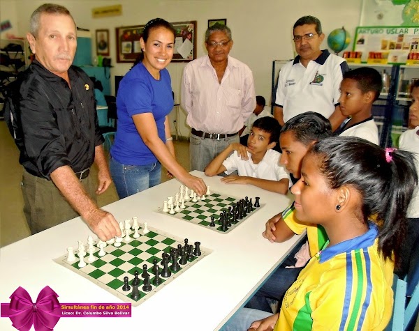 Éxito Total Simultánea de Ajedrez en el Liceo "Dr. Columbo Silva Bolívar" Éxito Total Simultánea de Ajedrez en el Liceo "Dr. Columbo Silva Bolívar"