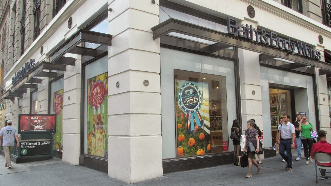 Midtown Blogger/Manhattan Valley Follies Bath and Body Works Flatiron