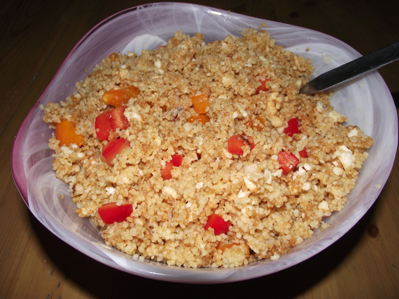 Crafty by Nurture Warm Couscous and Halloumi Salad