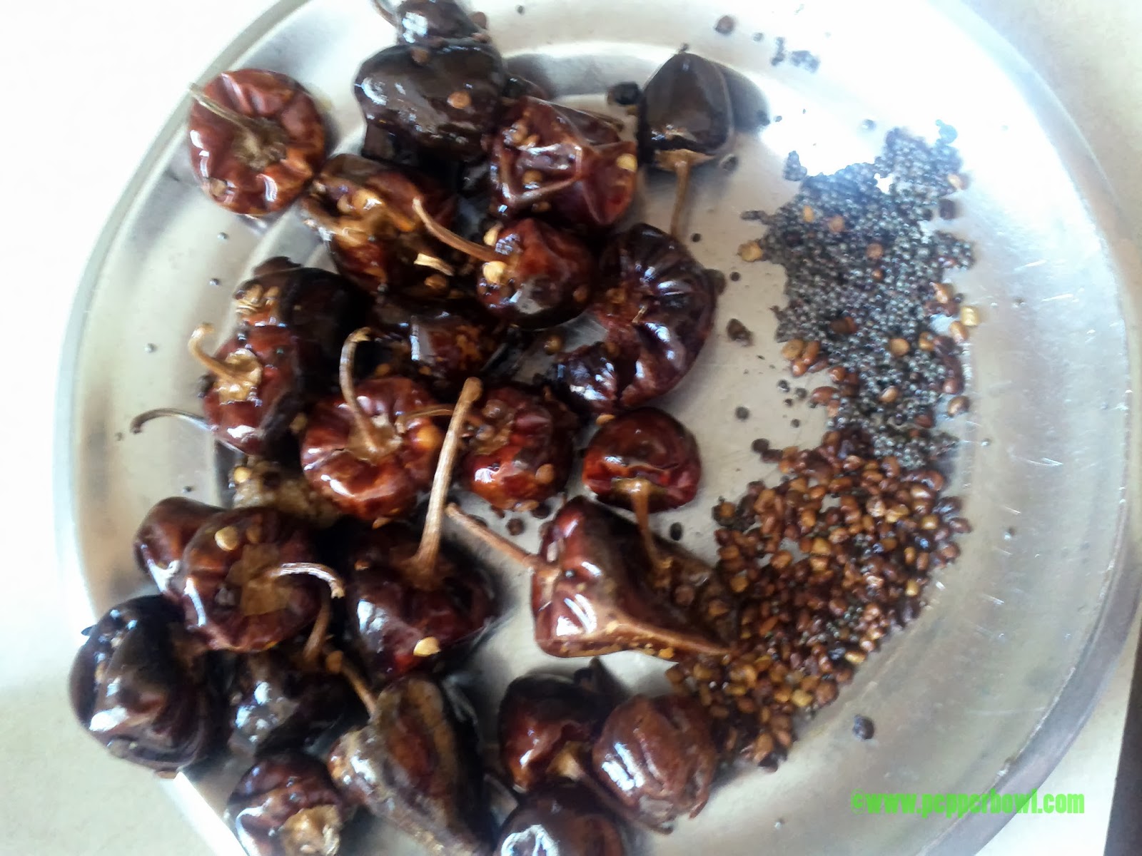 Instant Pickle Powder, South Indian Style Pepper Bowl, a Food blog of