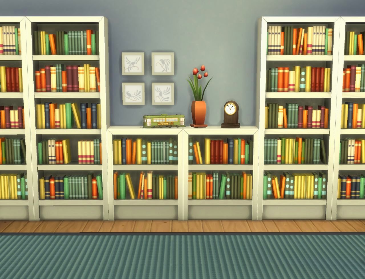 My Sims 4 Blog Moderate and Subordinate Intellect Bookcases by plasticbox