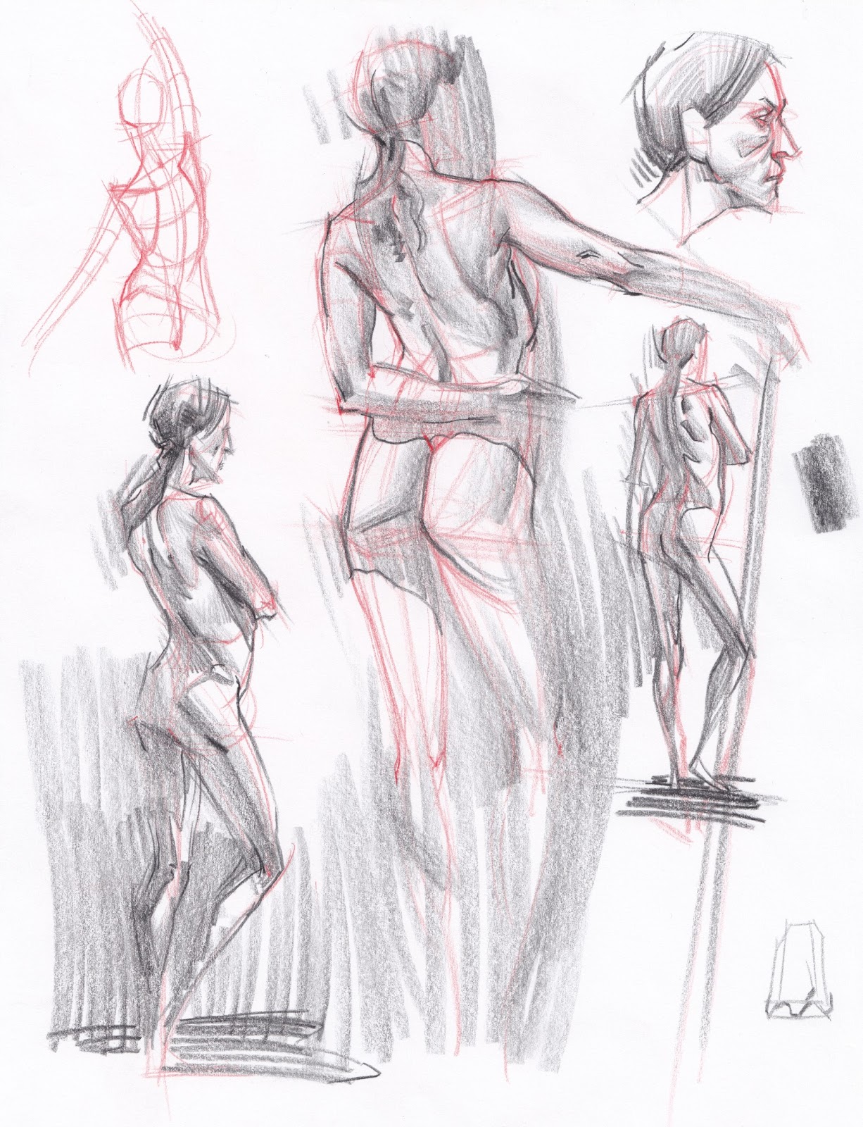 Art border female figure justin nude