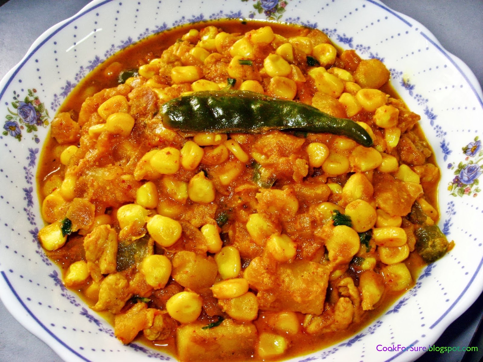 Sweet Corn and Chicken Curry CookForSure