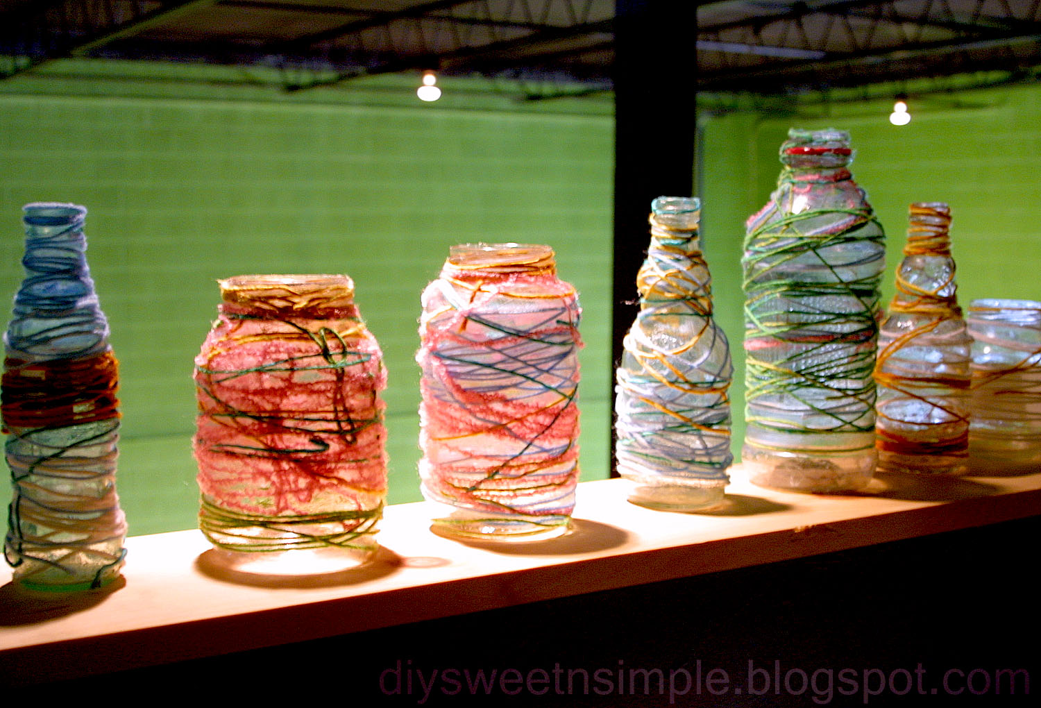 DIY Sweet 'N Simple with Angelique Artsistic Yarn Bottles Fun for