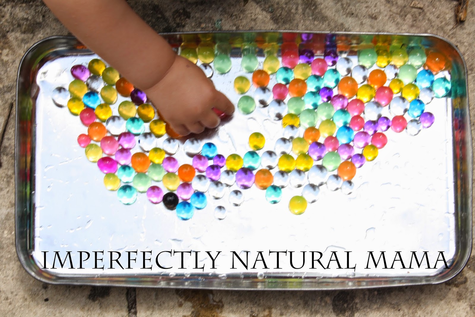 Hello! Fun Things to do with Toddlers Hammering Water Beads