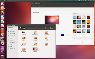 ubuntu 12.10 quantal quetzal beta 1 ambiance theme screenshot