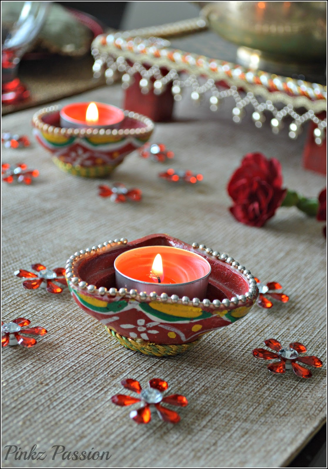 Pinkz Passion Dazzling Diwali Tablescape
