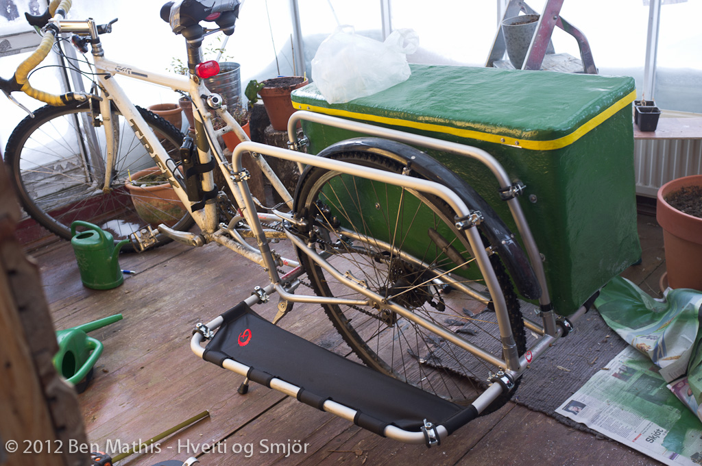 Hveiti og Smjör Bonus Fiberglass Bicycle Box Construction