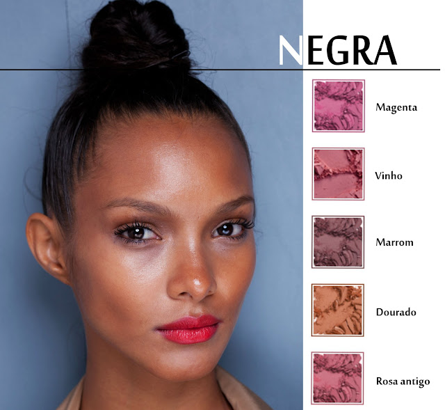 O tom de Blush com seu tom de Pele 4