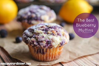 The Best Blueberry Muffins